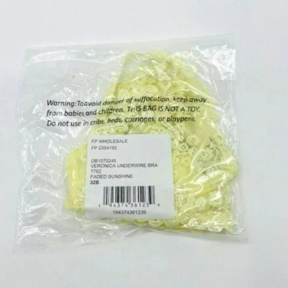 Free People Veronica Underwire Bra - 32B, NWT - Picture 6 of 6